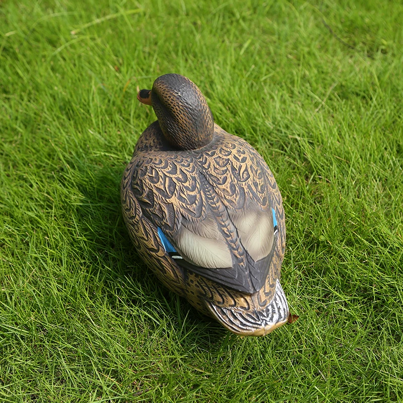 Fishing Hunting Decoy Plastic Duck Decoy with Weighted Keel Home Collection Mallard Duck Decoy