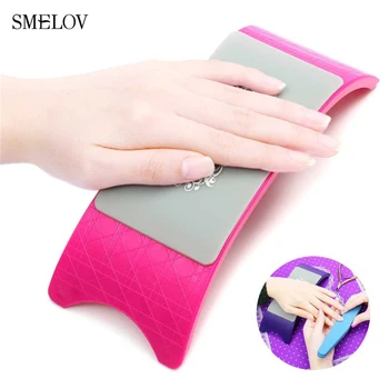 

waterproof comfort soft Silicone Washable Hand Rests manicure hand pillow desk table Nail Hand Holder arm wrist cushion mat pad