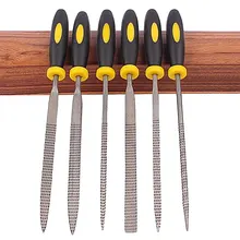Top 6pcs 140x3mm Metal File Mini Assorted Rasp Diamond Needle File Set Repair Tool Jewelry Wood Grinding Hand File Tools