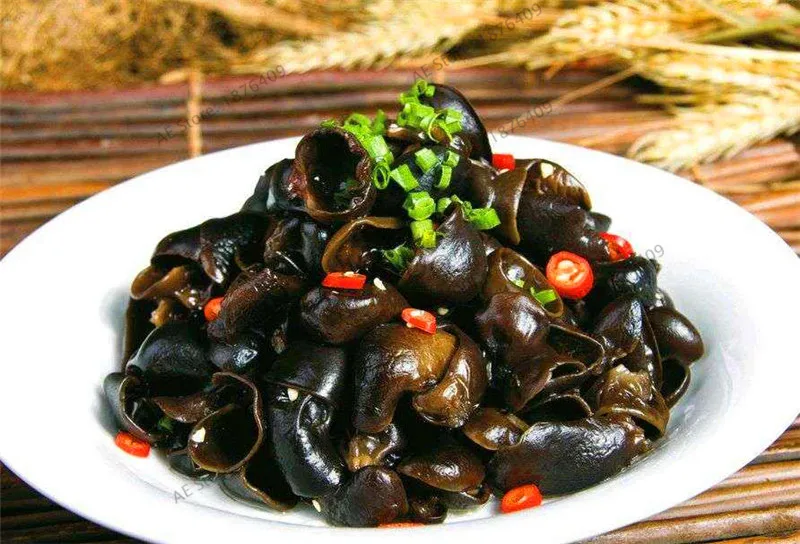 200 шт органические вкусные черные китайские грибы растения зеленые овощи Бонсай Флорес очень легко выращивать здоровый сад