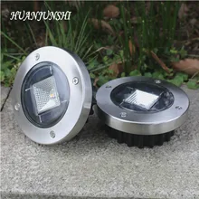 Солнечный светильник из нержавеющей стали, водонепроницаемая светодиодная лампа для лужайки на солнечной батарее, уличная садовая лампа для двора, Свадебная вечеринка, Рождественская лампа для газона