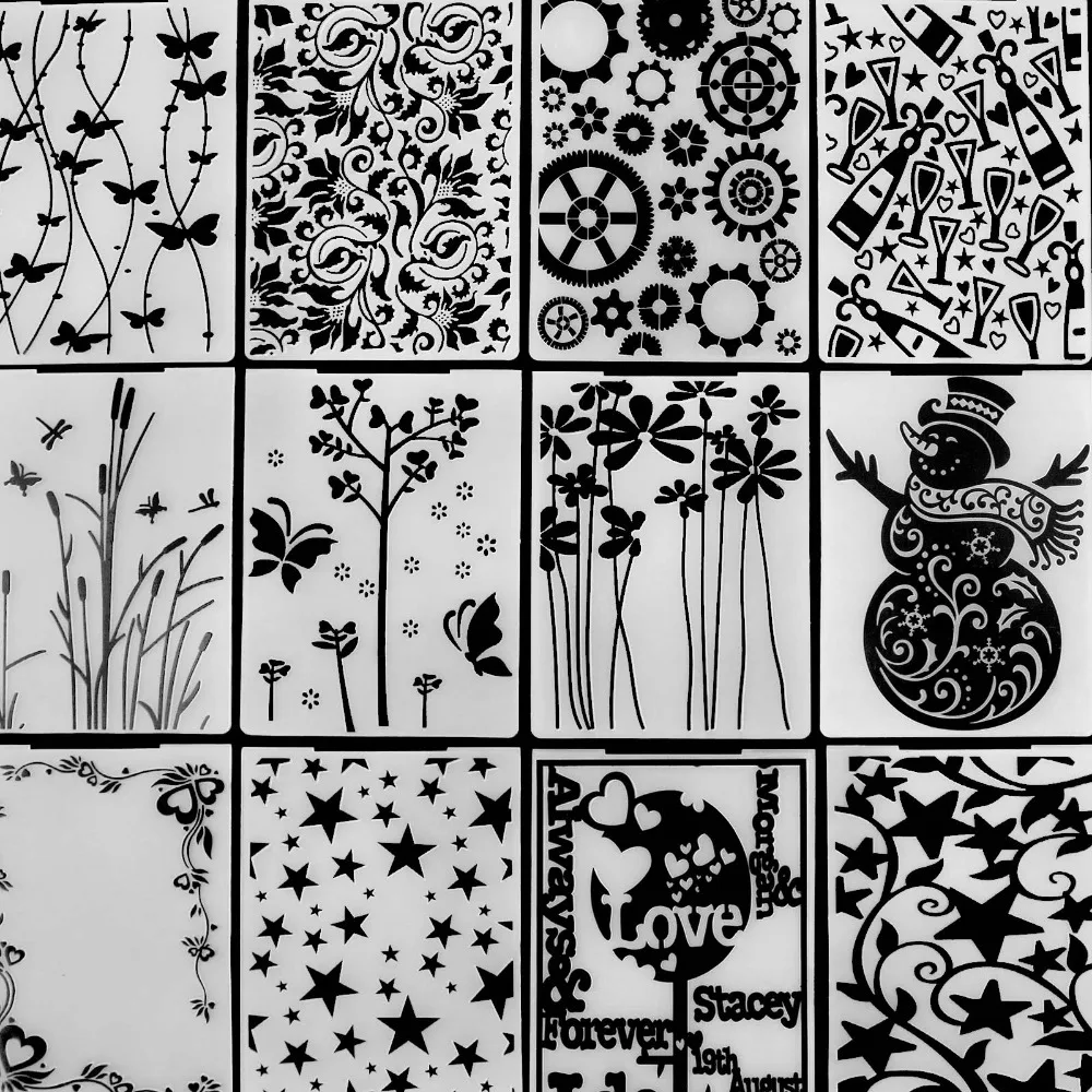 

New Arrival Scrapbook Circular Design DIY Paper Cutting Dies Scrapbooking Plastic Embossing Folder