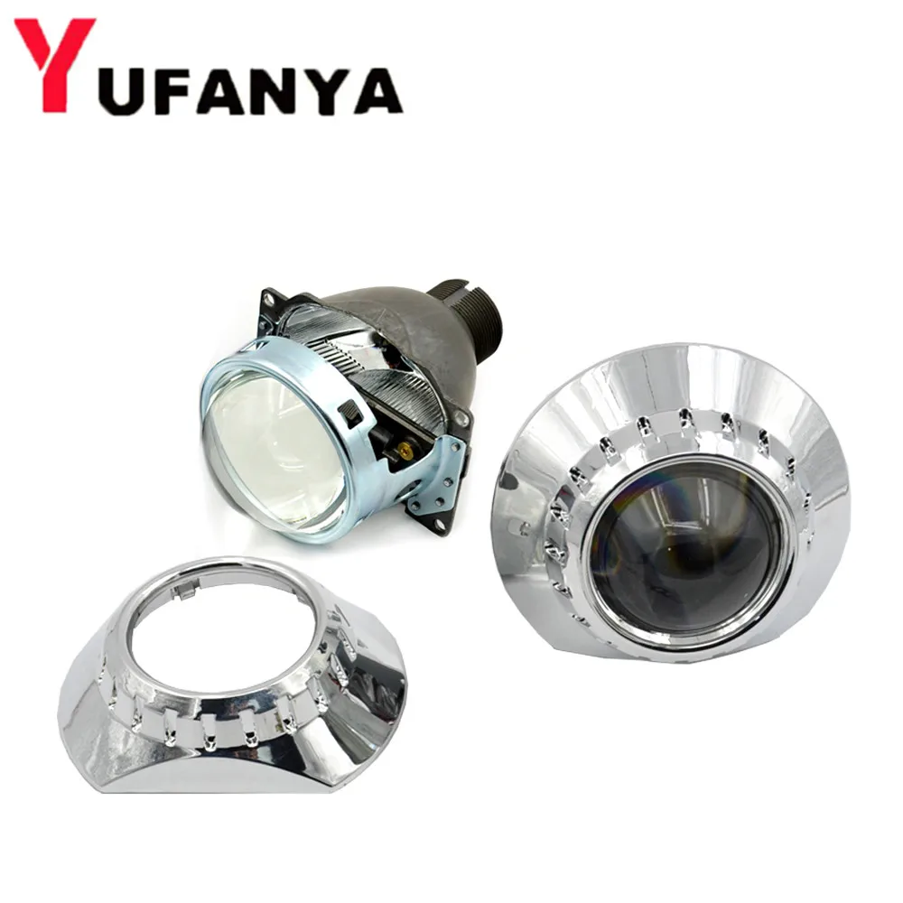 

3.0 inch H4Q5 bixenon projector lens with shrouds LHD/RHD hid retrofit for d2s d2h xenon bulb free shipping