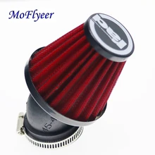 MoFlyeer-filtre à Air pour moto, à pince coudée à 45 degrés, accessoires de motocyclette, 28mm, 38mm, 42mm, 48mm