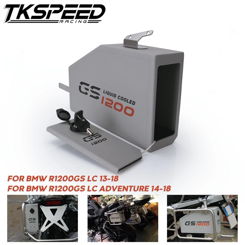 

Decorative Aluminum Box For BMW R1200GS LC Adventure R 1200 GS Tool Box 2014-2018 Toolbox 5 Liters for Left Side Bracket 2013-18