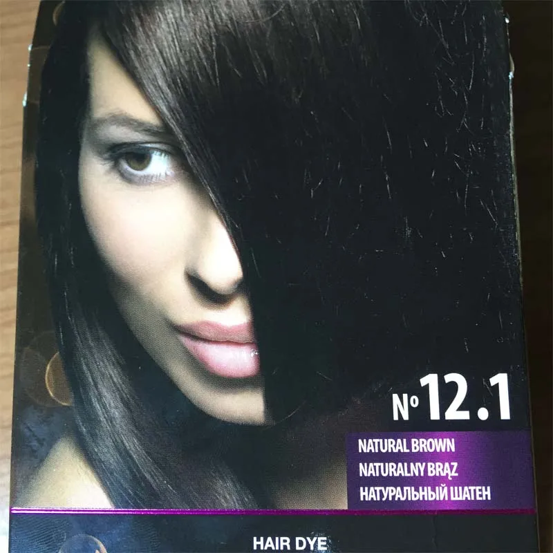 12.1Natrual brown Ryana ревиа хна для волос краска для волос по уходу! полупостоянная прическа/хна для бровей оттенок Комплект Уход за волосами, и брови 30 минутах быстрой краситель - Цвет: 12.1Natrual brown