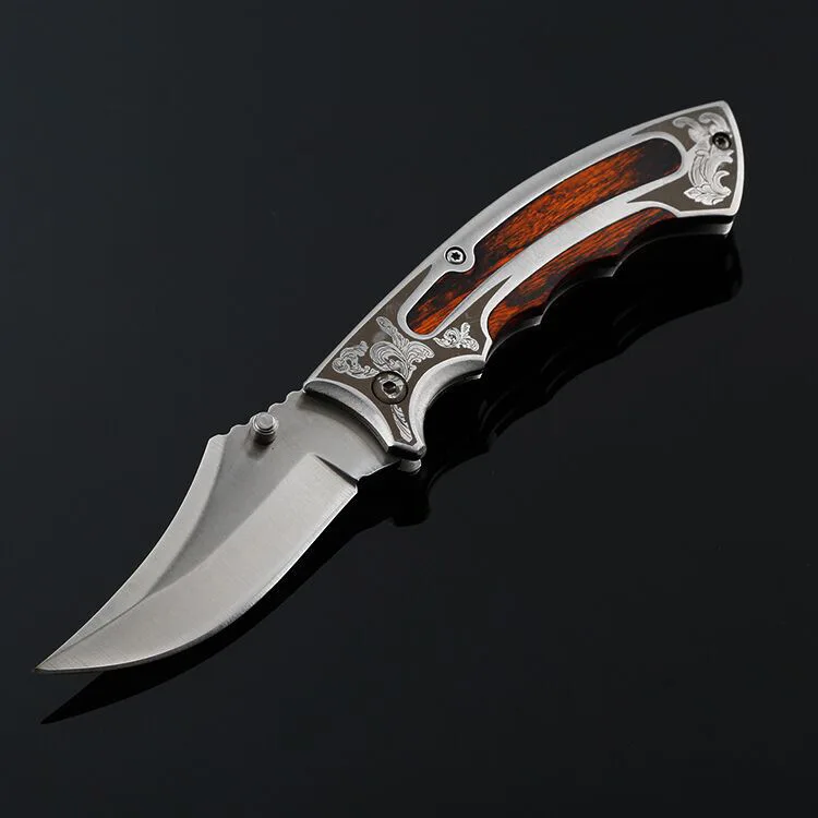 

Multifunctional folding knife Damascus blade knives outdoor Pocket knife