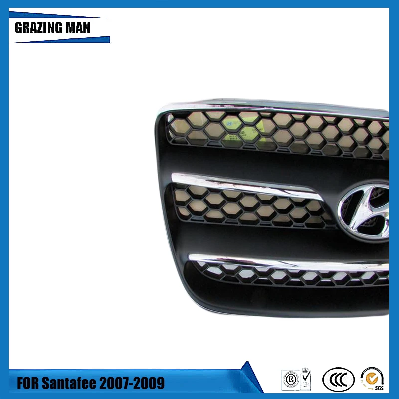 Высококачественный гоночный гриль для hyundai Santafee 2007-2009