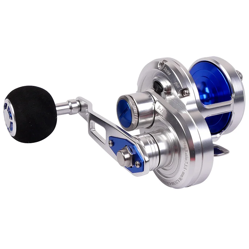 2019 NEWslow jigging reel 100H 7 1: 1 верхняя катушка левая ручка и правая hande 25 кг фрикцион CNC для