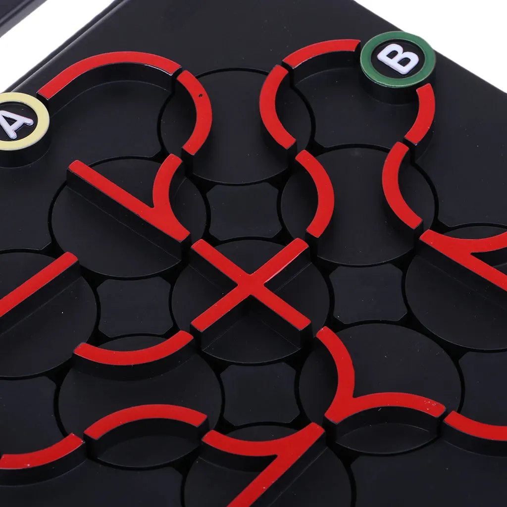 64 Levels 3D Subway Labyrinth Puzzles Game Brain Teaser for Kids Logic Thinking Training Toy