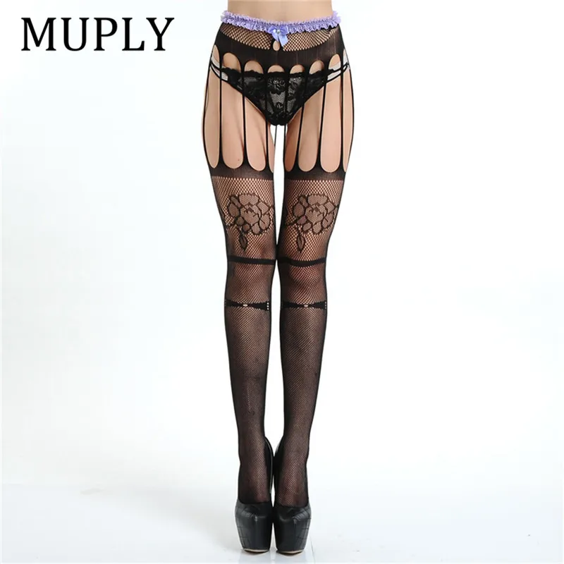 

Sexy Stockings Pantyhose Tights Lingerie Hosiery GARTER Pantyhose Elastic Pantyhose Quality Transparent Open Crotch Sexy Tights