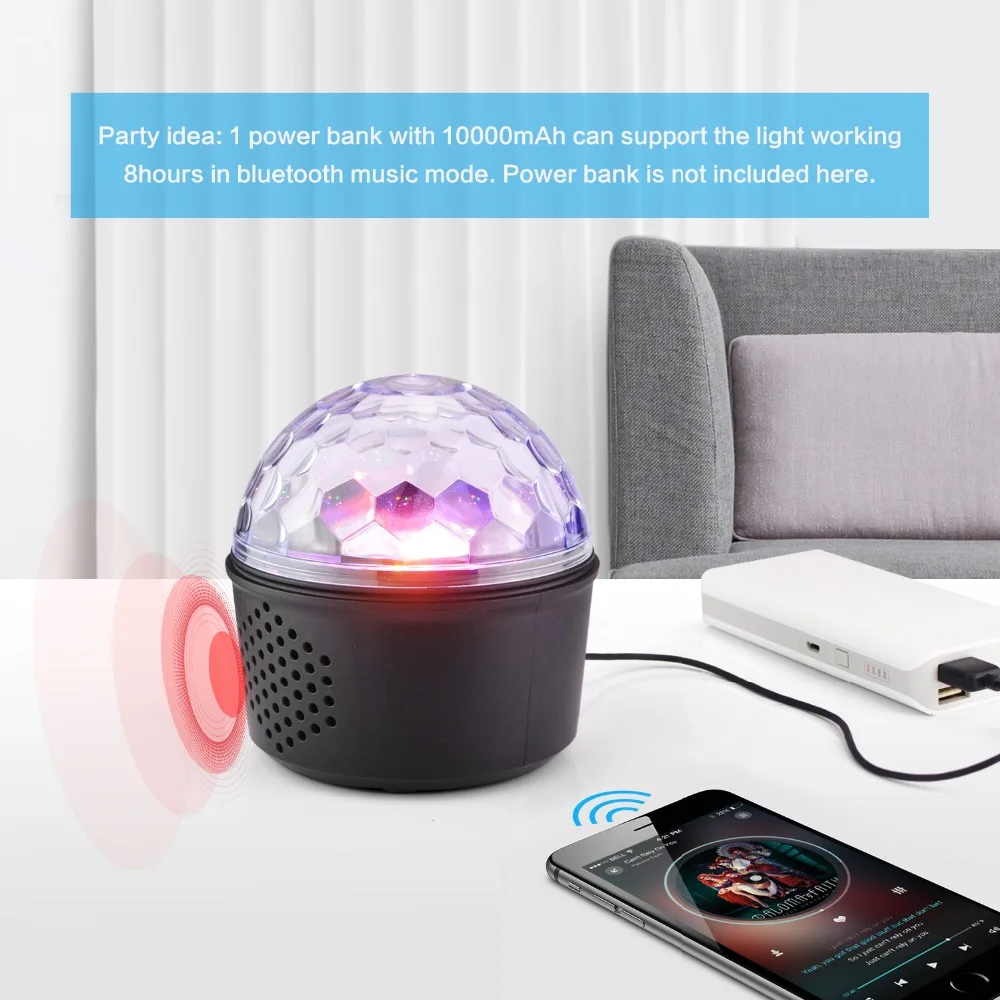 

Portable Bluetooth Speaker +9colors night light +party, disco, holiday light, new tooling entertainment, Relax light