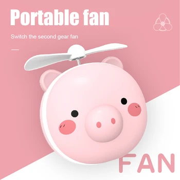 

Mini Portable Fan with LED Fill Light Makeup Mirror USB Charging Handheld Fan LKS99