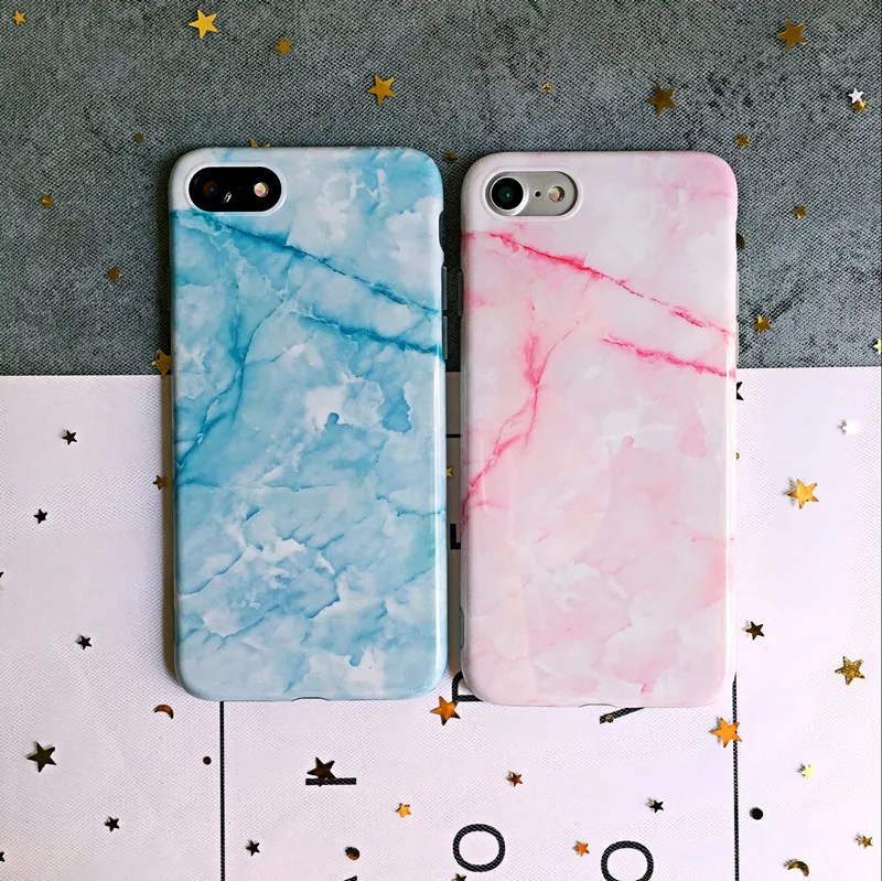 10 шт. мраморный камень текстура шаблон задняя крышка чехол для iPhone X IMD Мягкий ТПУ телефон оболочки