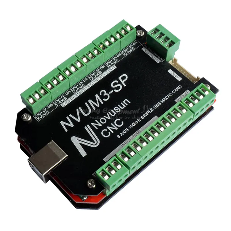 NVUM 5 оси Mach3 USB карты ЧПУ Маршрутизатор 3 4 6 движения управление коммутационная плата для diy фрезерный станок