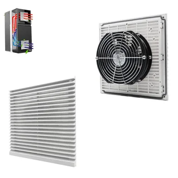 

230V High Speed AC Condenser 17251 dual ball bearing axial Fan for 255*255mm cabinet Ventilator with metal guard FK9805.230