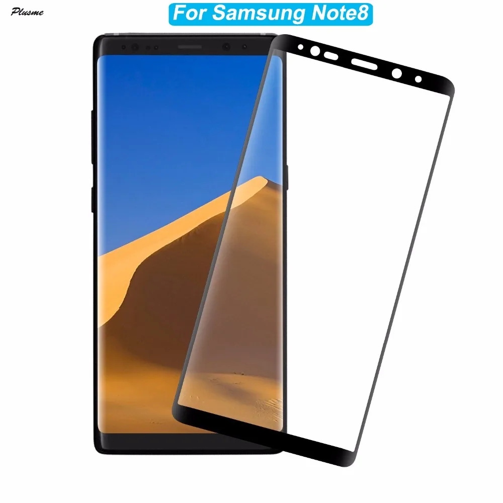 For Samsung Note 8 Curved Tempered Glass 3D Front Full Film Screen Protector For Samsung Galaxy