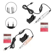 4 типа портативная электрическая шлифовальная дрель для ногтей ручка маникюрная Палитра для демонстрации лаков для педикюра машина инструмент c