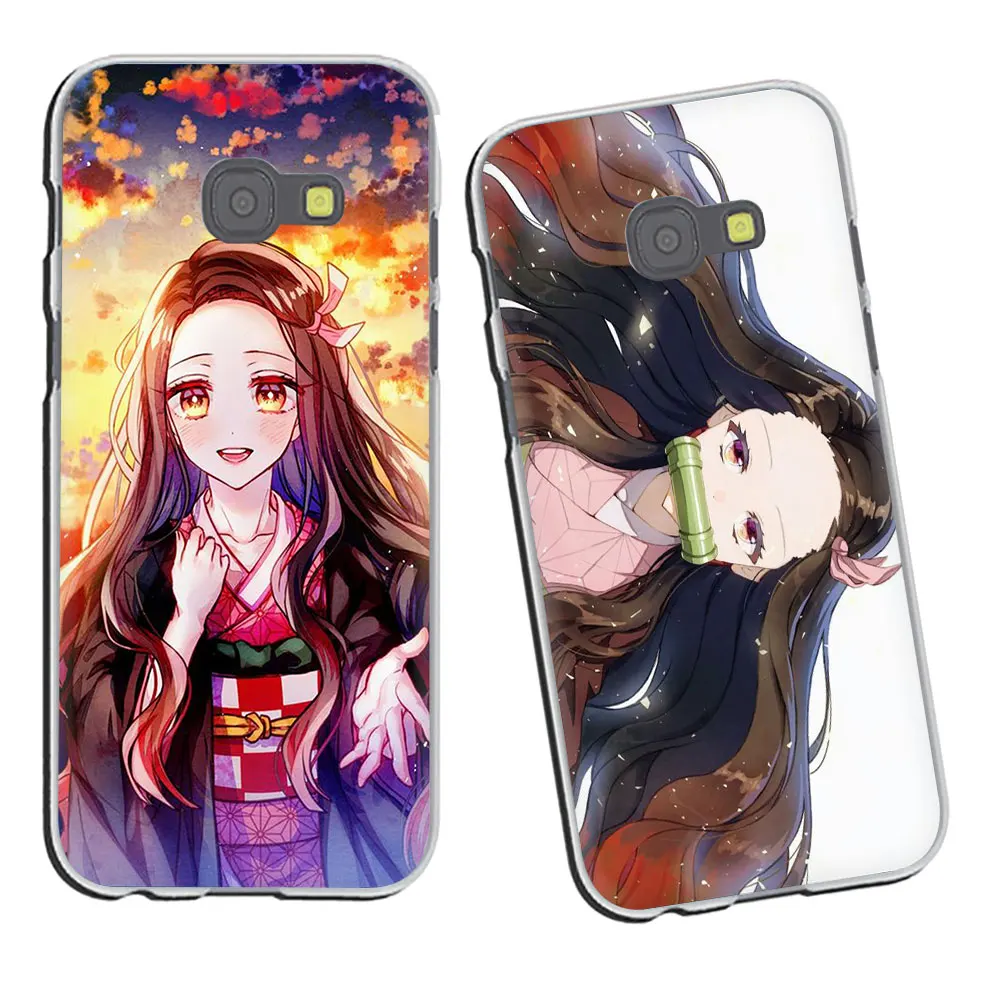 Аниме Demon Slayer Kimetsu no Yaiba жесткий чехол для телефона для Galaxy J7 J6 J5 J3 J2 J1 Prime EU US версия