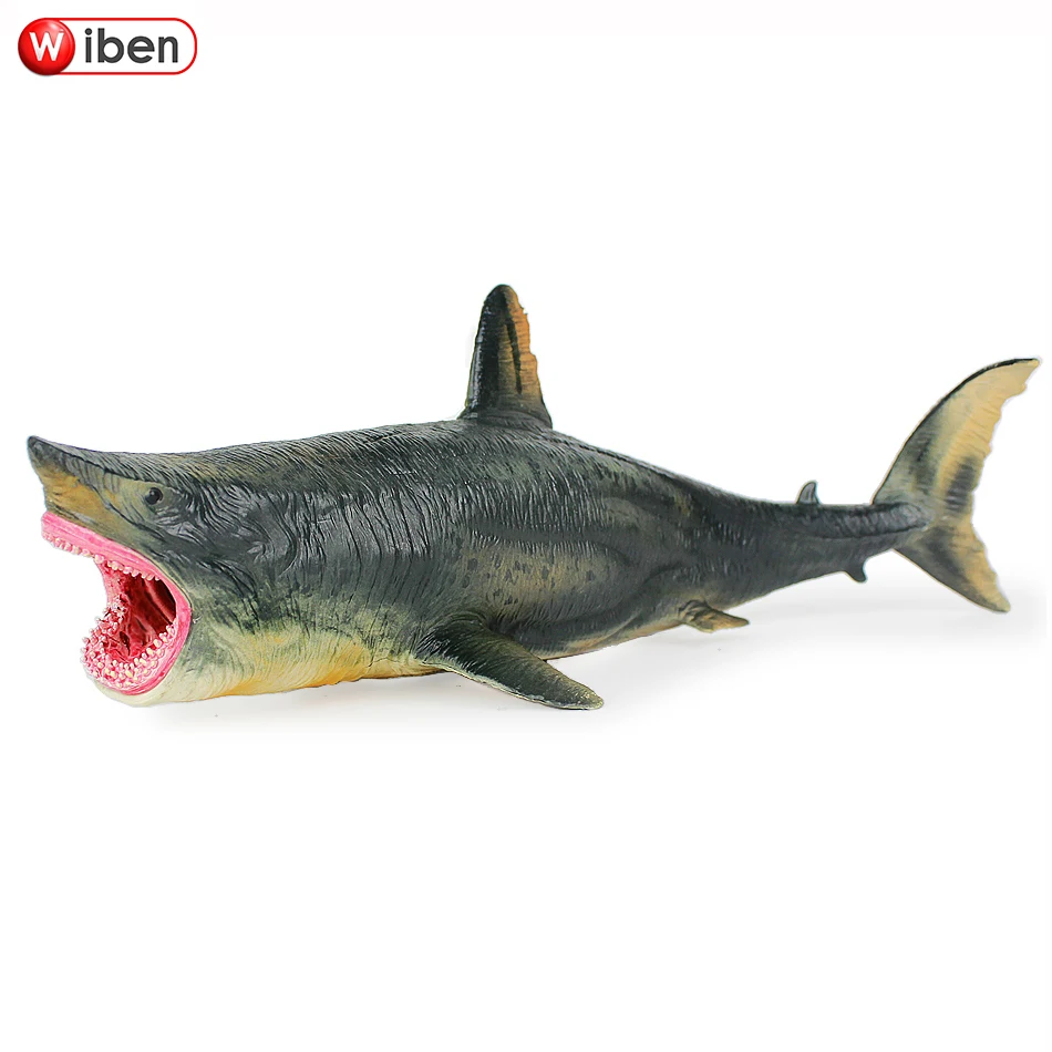 

Wiben Sea Life Megalodon shark Simulation Animal Model Action & Toy Figures Learning & Educational Collection Gift for Kids