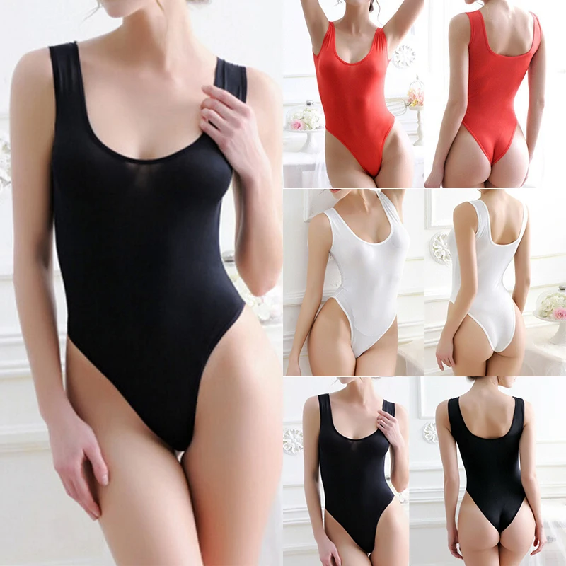 sheer leotard