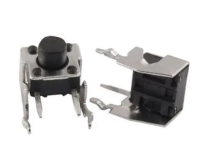 

20 Pcs PCB Momentary Tactile Tact Push Button Switch Right Angle 6 x 6 x 6mm