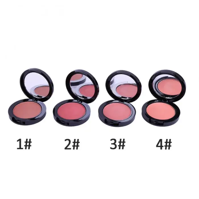 Макияж Румяна Пудра с зеркалом основа для лица Make Up Blusher JIU55