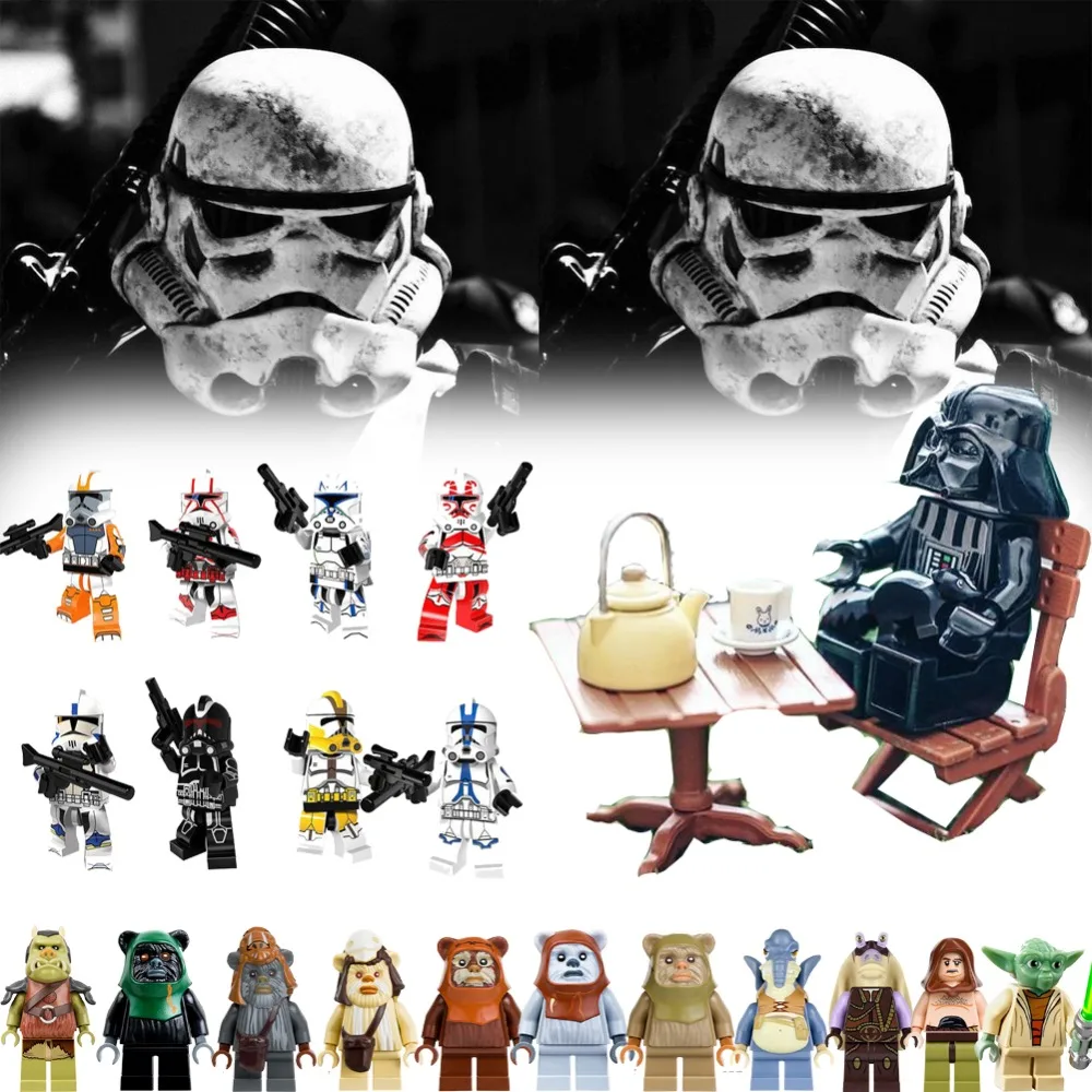 

Legoed star wars nouveau naves espaciales set building blocks personnage clone brinquedos model Mini starwarsbrick Figures toy