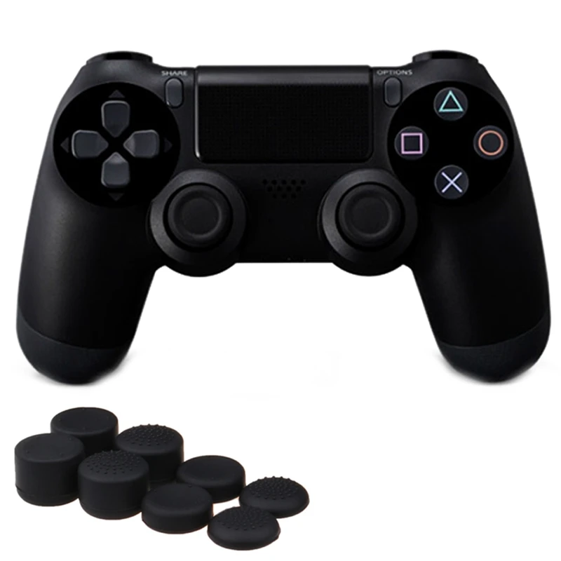 

PS4 Accessories 8Pcs/Set Enhanced Analog Thumbstick Grips Cover Cap For Sony Playstation 4 PS4 Game Controller