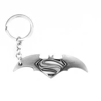 SG Hot Movie Superman Batman Necklaces Avengers 3 Bat Logo Pendant Chkoer Superhero Spider Thor Iron