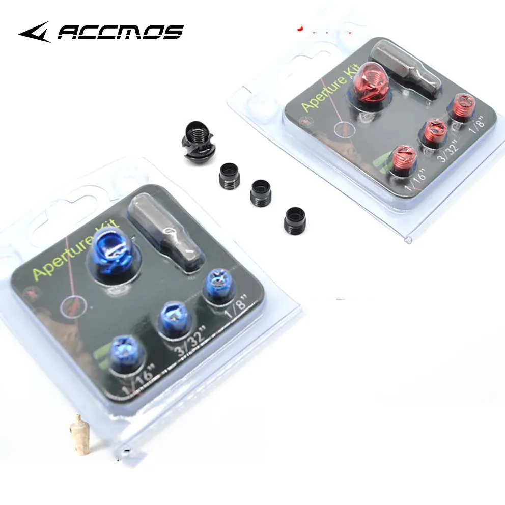 

1set Compound Bow sight 45 /37 Degree Aluminum Peep Sight Aluminum Housing with 3 Size inner Core Compound Bow Hunting Shooting