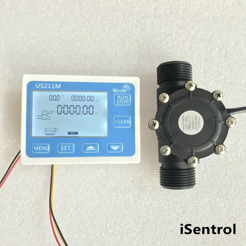 US211M Flow Meter Totalizer Flow Measurement with Nylon Water Flow