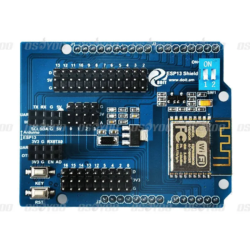 Esp web server serial port wifi shield expansion board