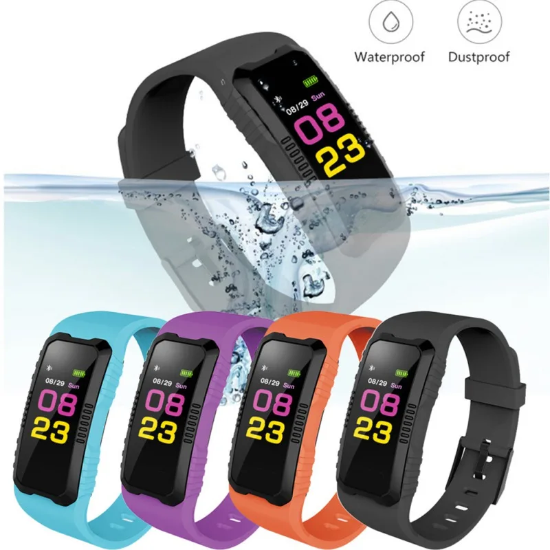 Smart watch with Heart Rate Monitor smart watch blood pressure gps Colorful smart watch waterproof smart watch women men