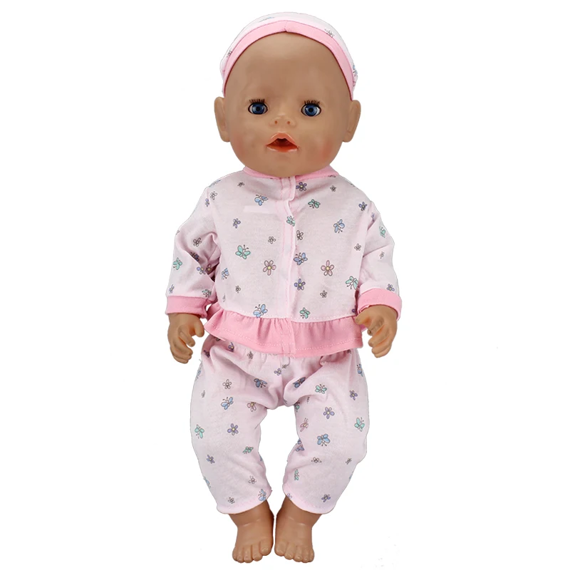 Модный костюм одежда подходит для новорожденных 43 см кукла аксессуары для кукольной одежды для 17 дюймов кукла - Цвет: 7