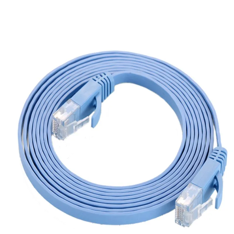 

Six types of network cable pure copper flat Gigabit high-speed broadband computer network cable a large number of stock m56