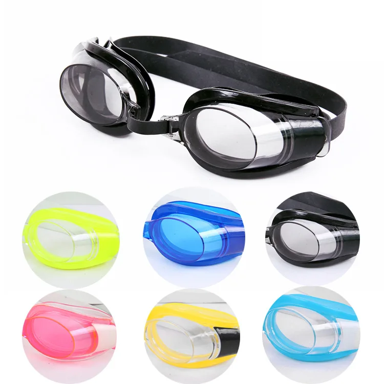 

Summer Waterproof Anti-Fog HD Adult Swimming Goggles Men And Women Swimming Goggles Three-Piece (Ear Plug + Nose Clip + Goggles)
