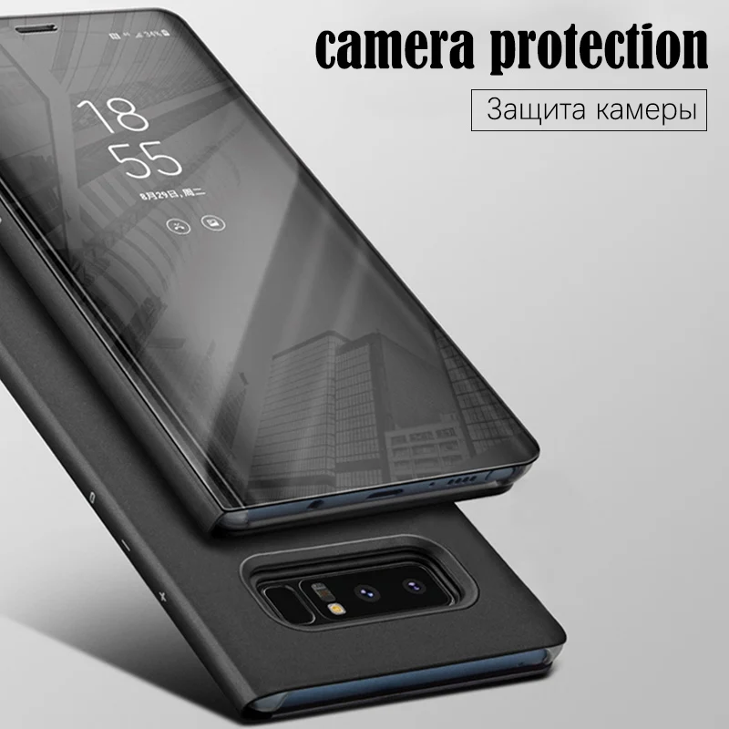 Crouch-Flip-Cover-Leather-Case-For-Samsung-Galaxy-S8-7-6-Plus-S9-Plus-Note-9 (2)
