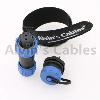 

5Piece SP13 IP68 2 Pin Female Plug and Male Round Socket Dustproof Circular Multipole IP68 Waterproof Connector