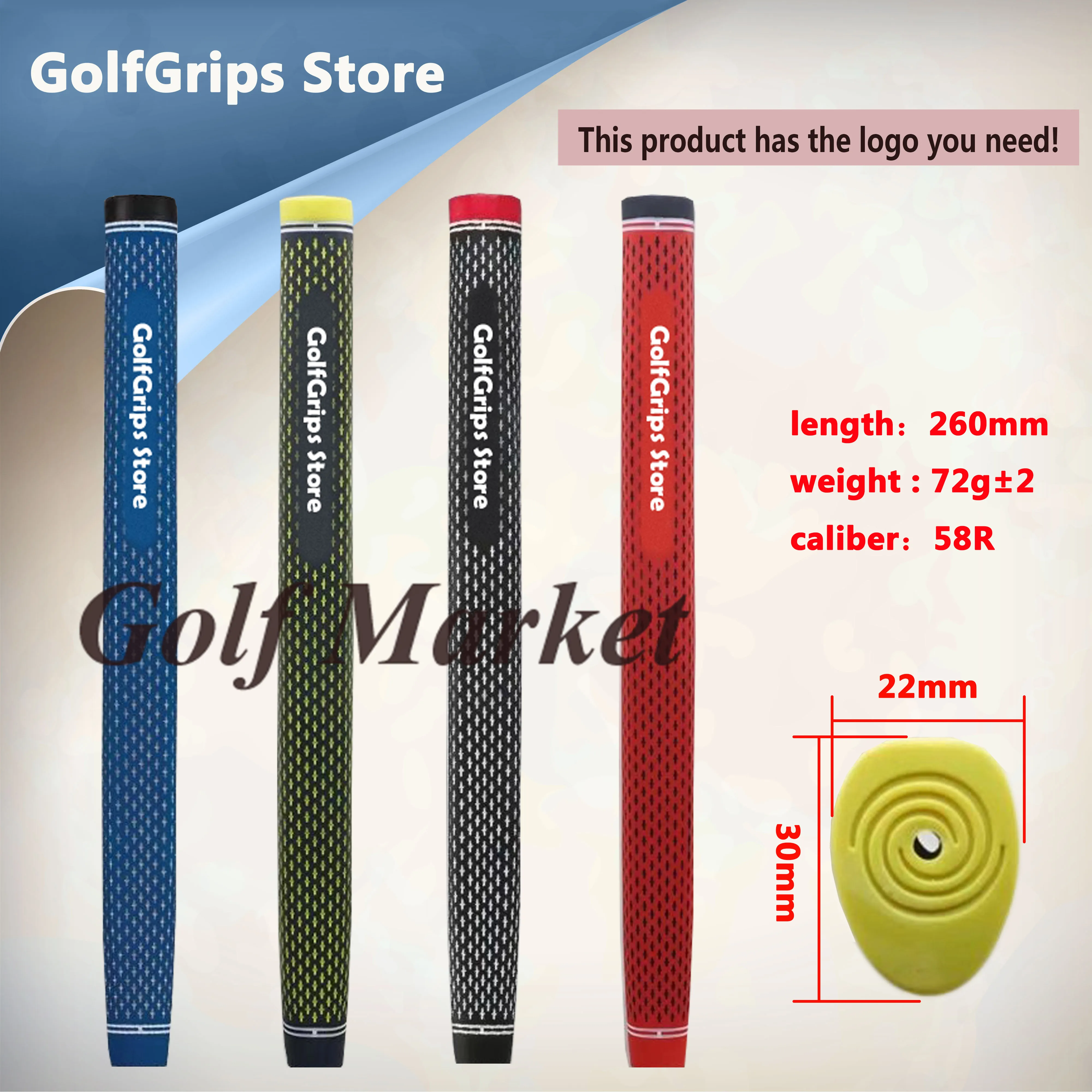 

NEW in 2016 Wholesale Golf Putter Grip rubber High quality club grip free shipping