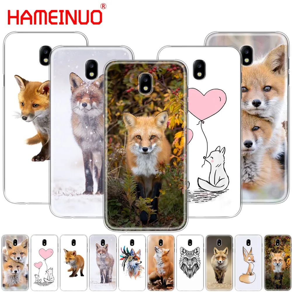 HAMEINUO fox милый чехол с животными для телефона Samsung Galaxy J3 J5 J7 2017 J527 J727 J327 Prime J330 J530 J730