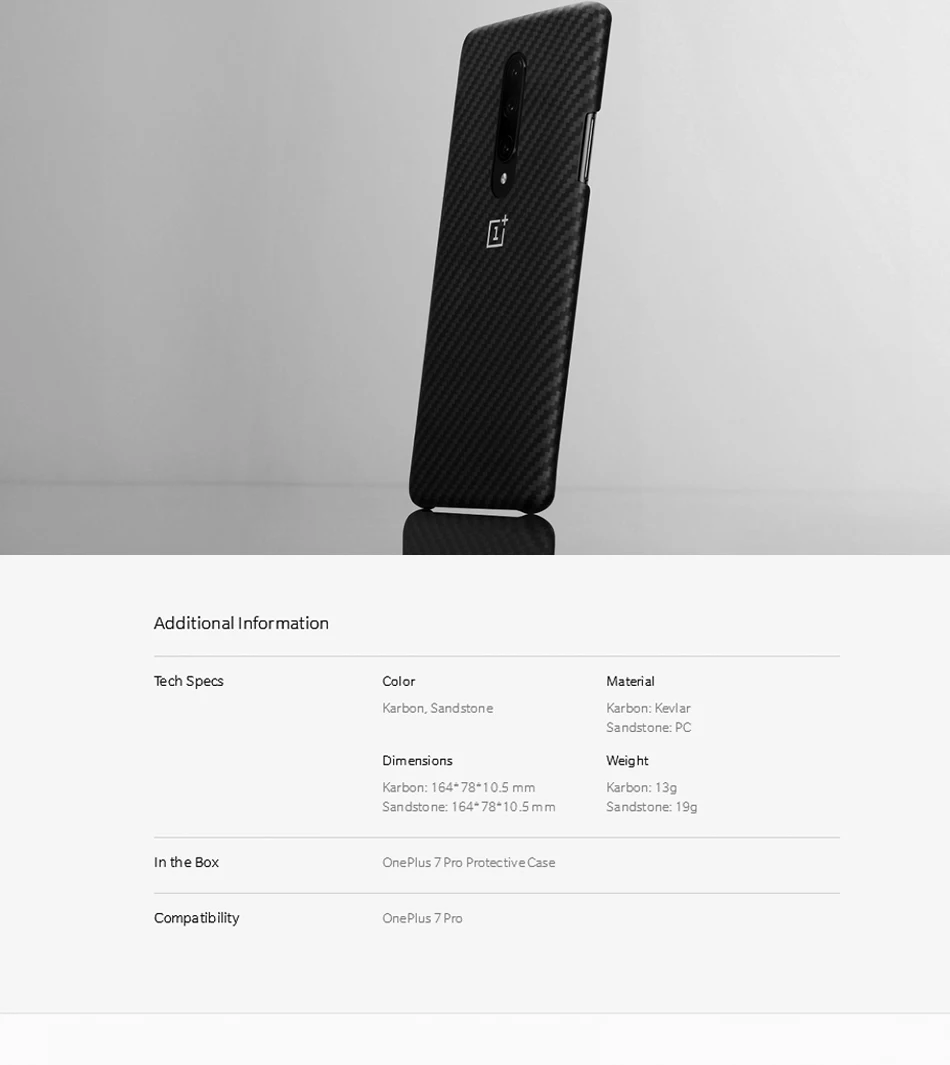 Официальный чехол для телефона OnePlus 7 PRO Premium