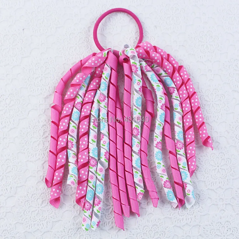 50pcs 8inch Ribbons Hair Accessories ornament Baby Girl Hair Bows