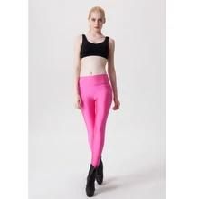 H0196, размер для торговли, новые штаны с высокой талией, флуоресцентные яркие цвета, женские спортивные и свободные