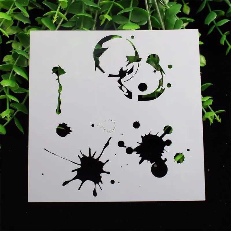 

Spilling Ink Layering Stencils for DIY Scrapbooking/photo album Decorative Embossing DIY Paper Cards Crafts