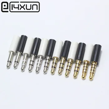 

EClyxun 50pcs 3.5mm 2/3/4/5pole Headset Plug 3.5 mm Audio Plug Jack Adapter Connector for Phone Sony Ipad ect