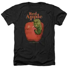 Мякоть фантастика фильм красное яблоко сигареты логотип для взрослых Хизер футболка все размеры мультфильм футболка Мужская Унисекс Новая мода футболка