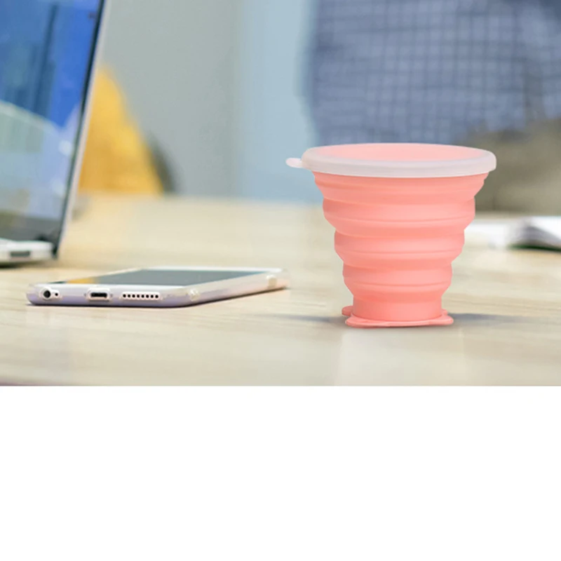6 цветов Горячая 1 шт. портативные силиконовые кофейные чайные складывающиеся чашки выдвижные питьевые чашки инструменты