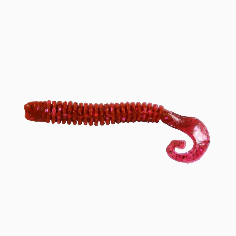 BassLegend-Рыбалка супер мягкий силиконовый Grub червь бас форель, щука плавающая приманка 63 мм/1,4 г - Цвет: 09