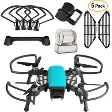 DJI Spark Интимные аксессуары комплект 2 в 1 Пропеллеры гвардии со складной Шасси, карданный Камера гвардии, бленда, палец охранник доска